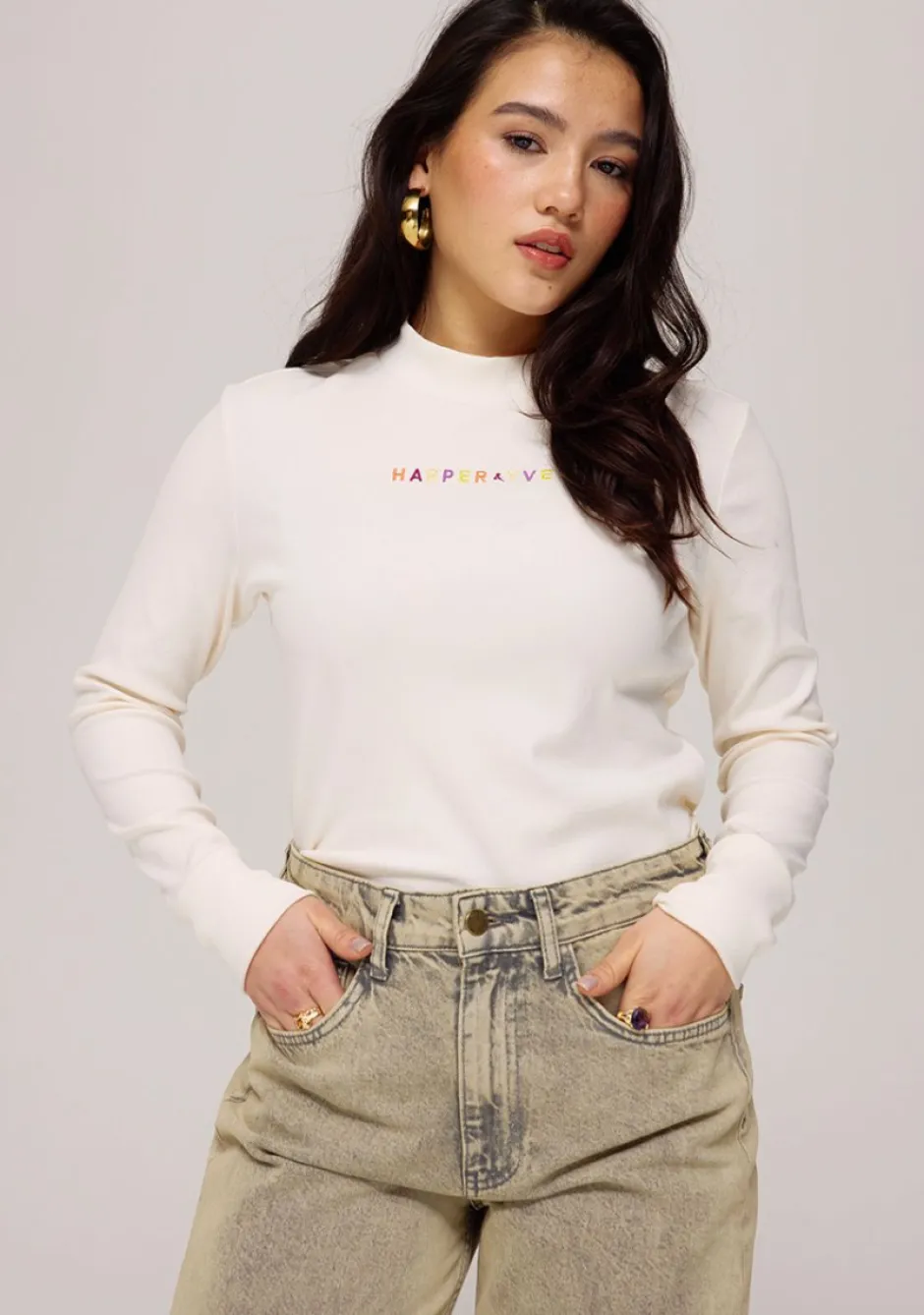 DAMES Harper u0026 Yve Basics | Tops^Top Jane | Ecru | Harper & Yve
