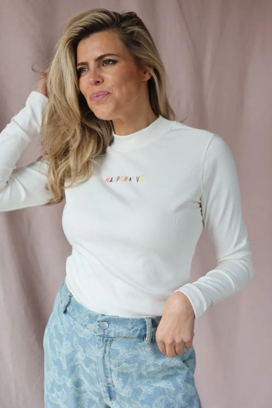 DAMES Harper u0026 Yve Basics | Tops^Top Jane | Ecru | Harper & Yve