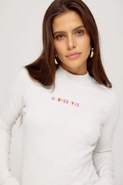 DAMES Harper u0026 Yve Basics | Tops^Top Jane | Grey melee | Harper & Yve