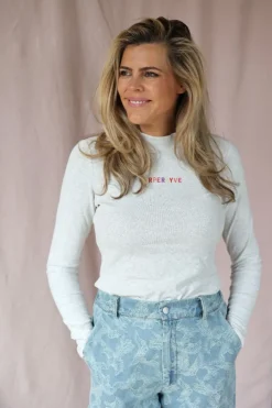 DAMES Harper u0026 Yve Basics | Tops^Top Jane | Grey melee | Harper & Yve