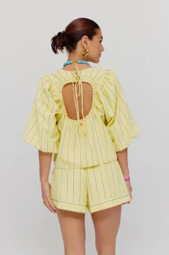 DAMES Harper u0026 Yve Tops | Tops^Top Levy | Yellow stripe | Harper & Yve