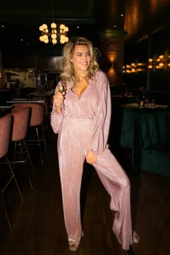 DAMES Studio Poespas Co-ords | Tops^Top Plissé | Pink champagne |