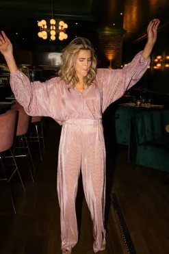 DAMES Studio Poespas Co-ords | Tops^Top Plissé | Pink champagne |