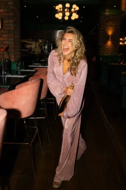 DAMES Studio Poespas Co-ords | Tops^Top Plissé | Pink champagne |