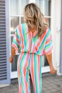 DAMES Studio Poespas Co-ords | Tops^Top Plissé | Rainbow cake |