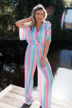 DAMES Studio Poespas Co-ords | Tops^Top Plissé | Rainbow cake |