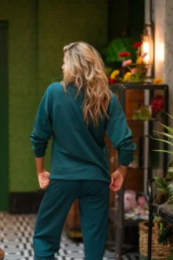 DAMES Studio Poespas Co-ords | Tops^Top Scuba-doo | Petrol |