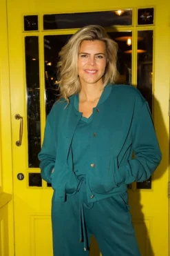 DAMES Studio Poespas Co-ords | Tops^Top Scuba-doo | Petrol |