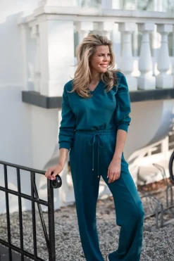 DAMES Studio Poespas Co-ords | Tops^Top Scuba-doo | Petrol |