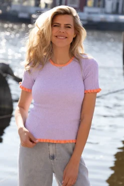 DAMES Studio Poespas Tops | Snøpskes^Top Sorbet | Lilac-orange |
