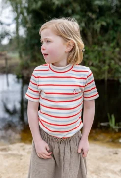 A Monday Copenhagen Shirts^T-shirt Agnes | Poppy stripe | A Monday in Copenhagen