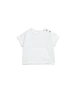 Play Up Shirts | Shirts^T-shirt Flamé | Wit met zakje |