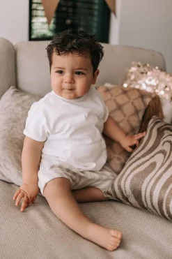 Play Up Shirts | Shirts^T-shirt Flamé | Wit met zakje |