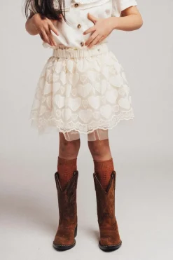 DAMES Baje Studio Rokken | Rokken^Tule skirt Alvide | Creme oat |