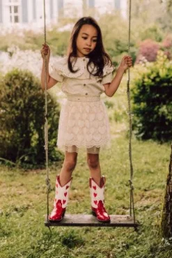 DAMES Baje Studio Rokken | Rokken^Tule skirt Alvide | Creme oat |