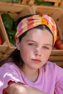 Sproet u0026 Sprout Haaraccessoires^Turband headband stripes | Nectarine | Sproet & Sprout