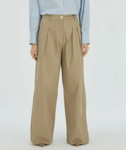 DAMES JOSH V Broeken^Wide leg pantalon Olivia | Light Mink |