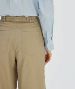 DAMES JOSH V Broeken^Wide leg pantalon Olivia | Light Mink |