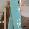 DAMES Freebird Broeken^Wideleg pants Lolani | Sea green |
