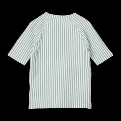 Poespas Zwemkleding | Zwemkleding^Zwemshirt Noah Seersucker | Sea blue / white | Liewood